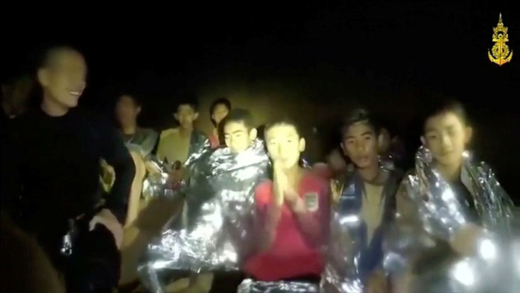 Boys from the under-16 soccer team trapped inside Tham Luang cave 