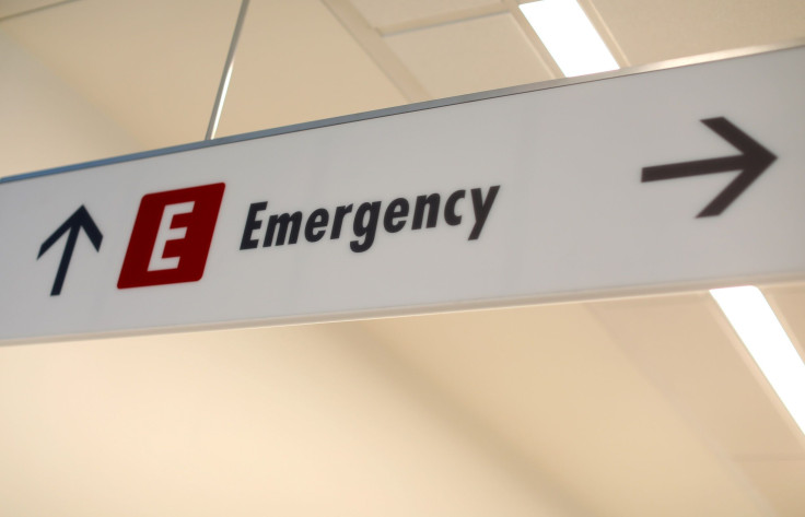 An emergency sign directs patients and staff to the emergency room at the newly constructed Kaiser Permanente San Diego Medical Center hospital in San Diego, California , U.S., April 17, 2017.