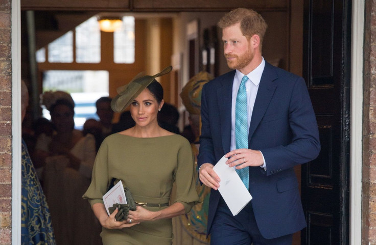 Britain's Prince Harry and Meghan, the Duchess of Sussex