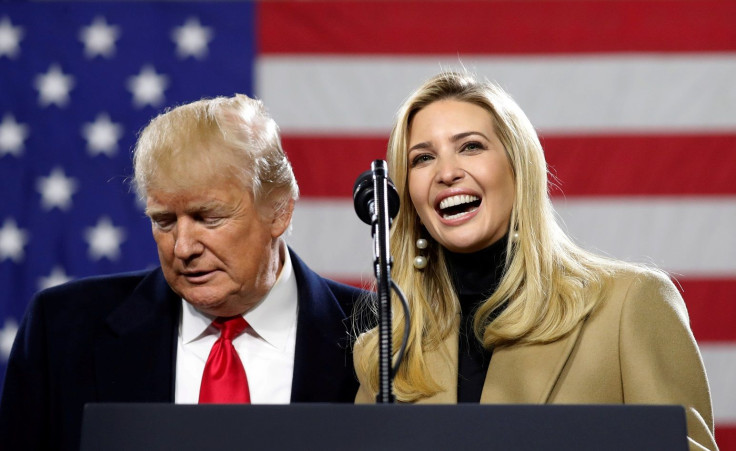 U.S. President Donald Trump introduces his daughter Ivanka to speak during a visit to H&K Equipment Company in Coraopolis, Pennsylvania, January 18, 2018.