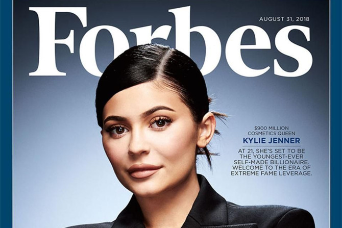 Kylie Jenner graces the cover of Forbes August 2018 issue