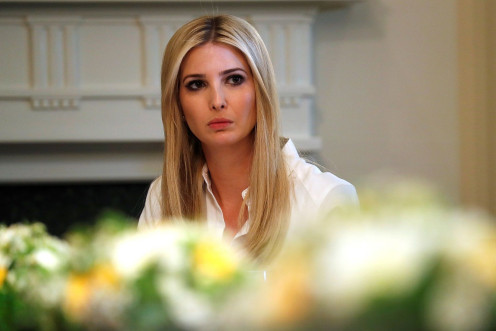 Ivanka Trump listens as U.S. President Donald Trump hosts a lunch meeting with Republican members of Congress at the White House in Washington, U.S., June 26, 2018.