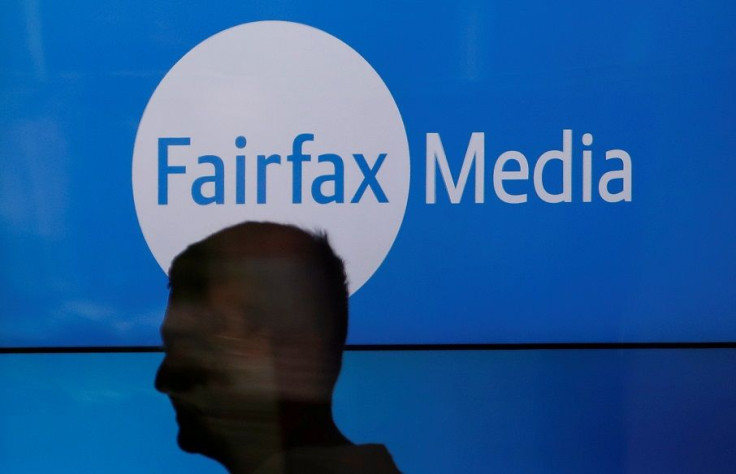 FILE PHOTO: A man arrives at the Fairfax Media building in Sydney, Australia, February 20, 2018.