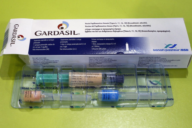An illustration picture shows a Gardasil anti-cervical cancer vaccine box displayed at a pharmacy in Strasbourg November 25, 2013.