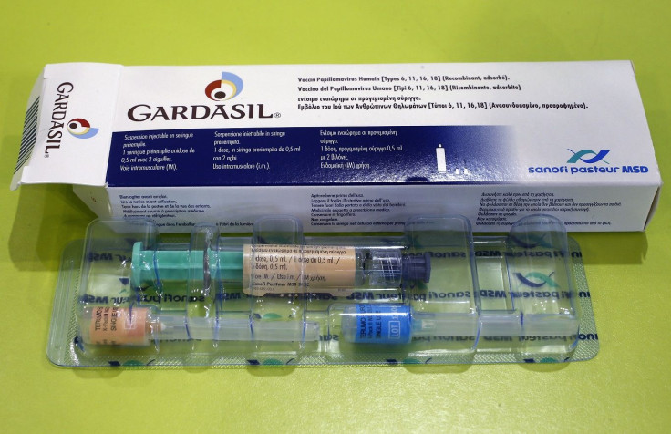 An illustration picture shows a Gardasil anti-cervical cancer vaccine box displayed at a pharmacy in Strasbourg November 25, 2013.