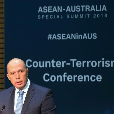 Australia's Home Affairs Minister Peter Dutton