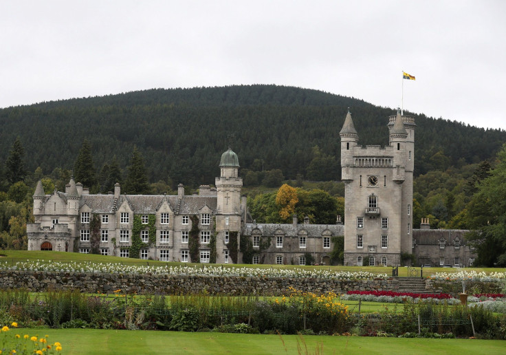 The Royal Standard flies over Britain's Queen Elizabeth's Balmoral Castle, in Scotland, September 20, 2017.