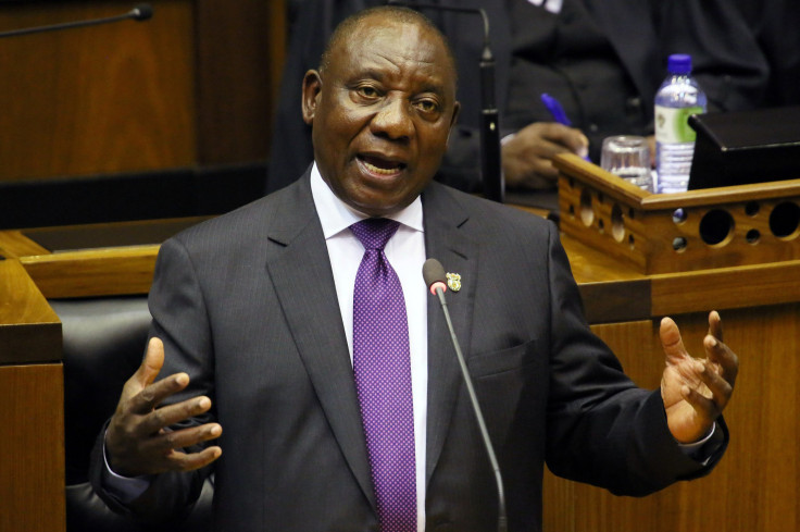 South African President Cyril Ramaphosa