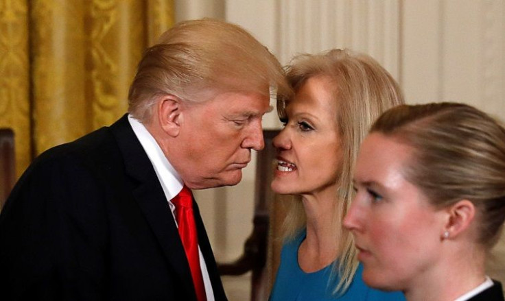 Donald Trump and Kellyanne Conway