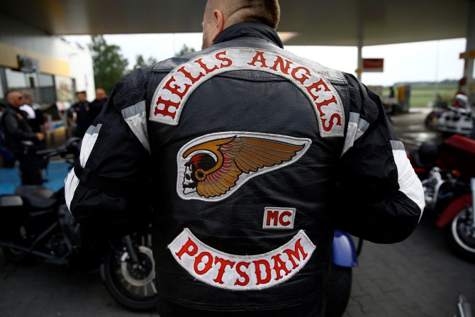 Members of the Hells Angels motorcycle club
