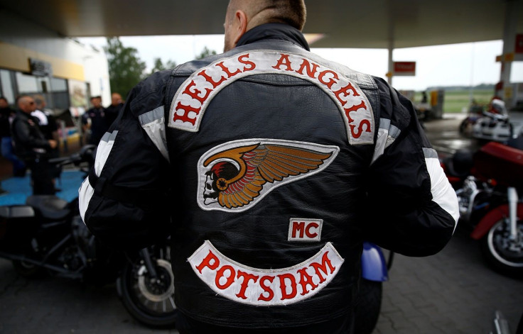 Members of the Hells Angels motorcycle club