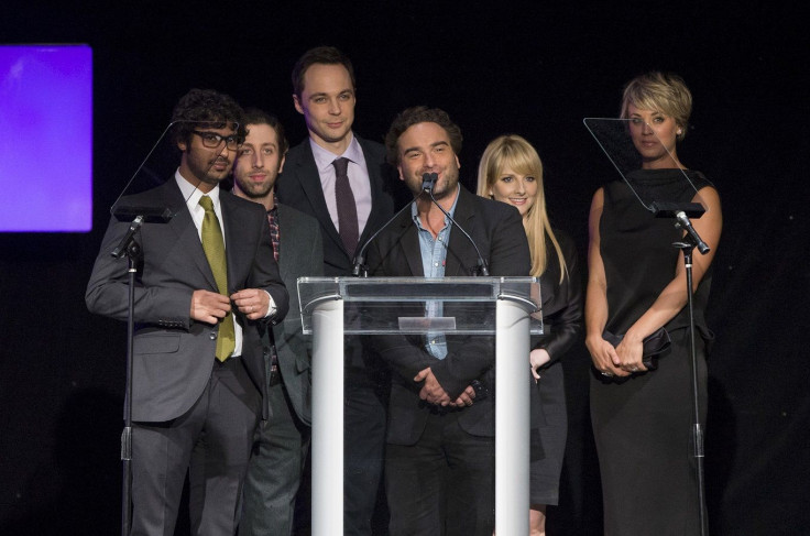 "The Big Bang Theory" television series Kunal Nayyar, Simon Helberg, Jim Parsons, Johnny Galecki, Melissa Rauch and Kaley Cuoco-Sweeting (L-R)