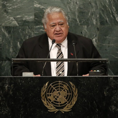 Prime Minister Tuilaepa Sailele Malielegaoi of Samoa