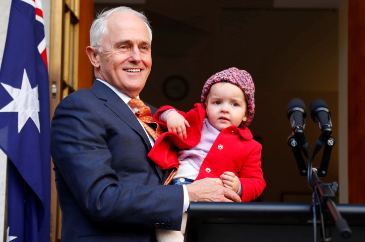 Malcolm Turnbull and granddaughter Alice