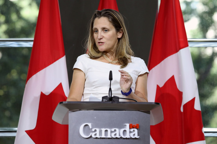 Canadian Foreign Minister Chrystia Freeland