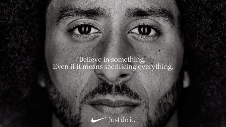 Former San Francisco quarterback Colin Kaepernick appears as a face of Nike Inc advertisement