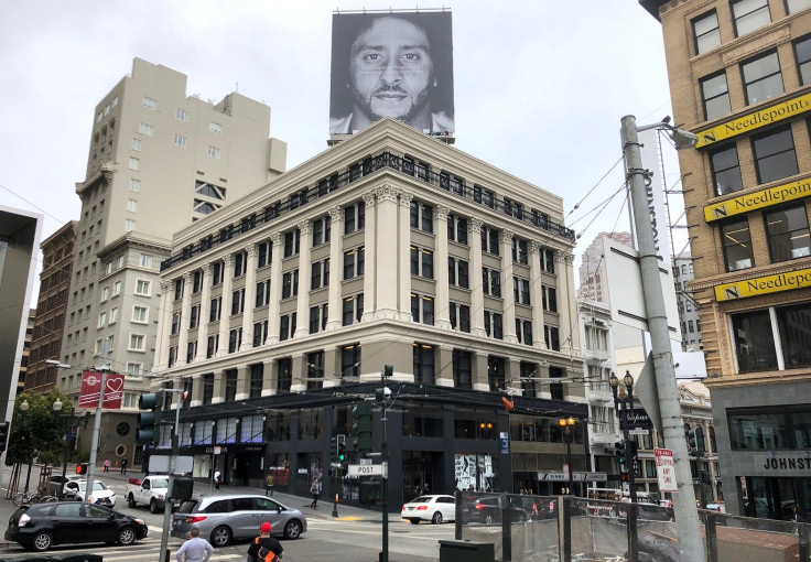 Colin Kaepernick appears as a face of Nike Inc advertisement