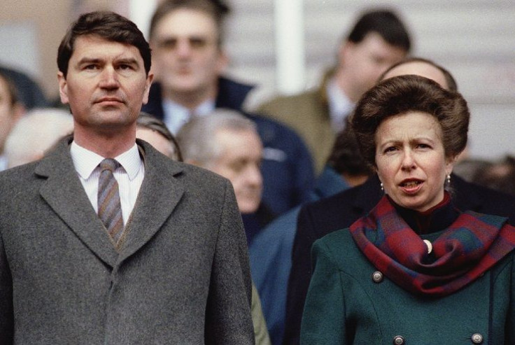 Princess Anne of England and her husband Commander Timothy Laurence February 6, 1993
