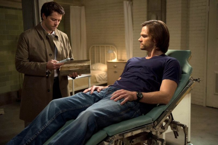 Misha Collins as Castiel and Jared Padalecki as Sam Winchester in "Supernatural" season 9 episode 11, "First Born"