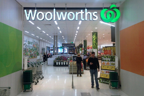 A shopper walks out of a Woolworths store in Sydney, Australia, May 12, 2016. Picture taken May 12, 2016.