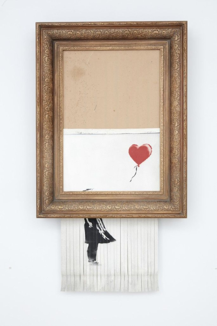 Banksy's Love is in the Bin at Sotheby's