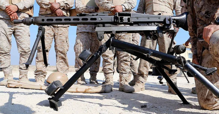 Machine gun saudi arabia forces