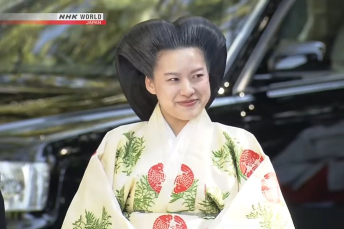 Japan's Princess Ayako on her wedding day on Oct. 29, 2018