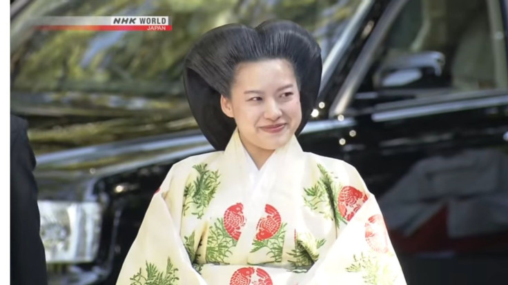 Japan's Princess Ayako on her wedding day on Oct. 29, 2018