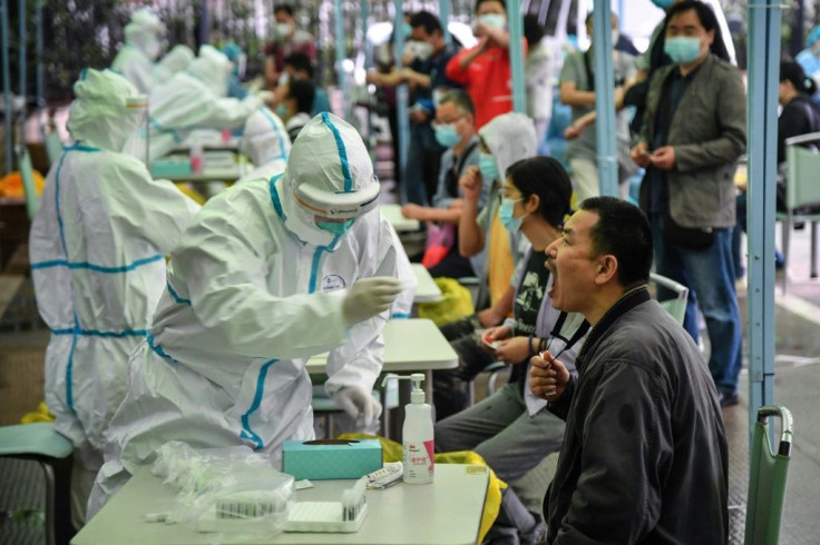 Medical workers conduct mass COVID-19 tests in Wuhan in China's central Hubei province