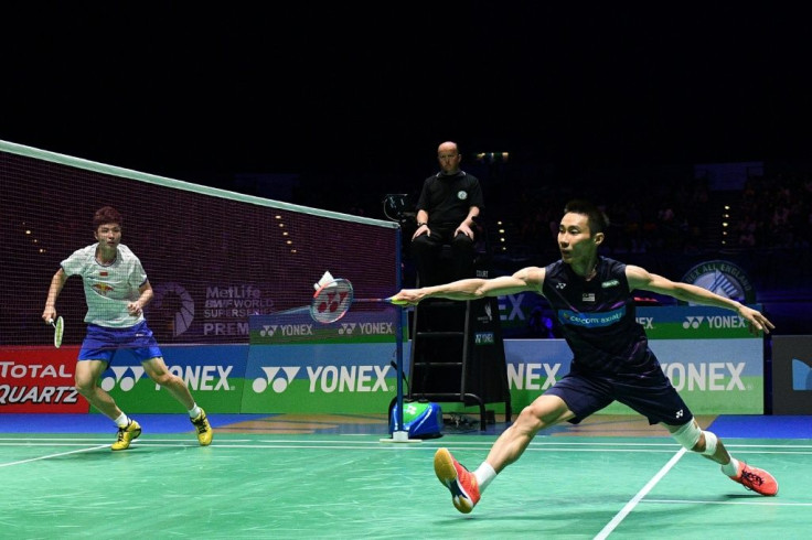 Lin Dan (L) won 28 of his 40 matches against Lee Chong Wei
