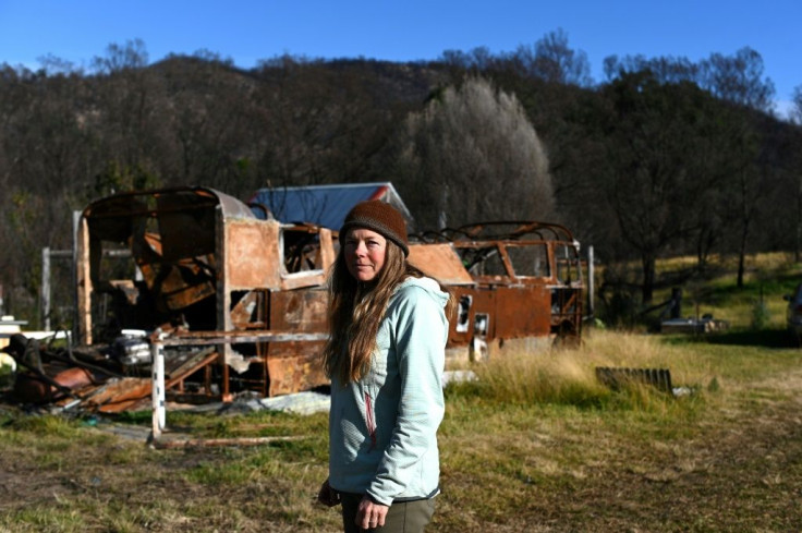 Anita Lawrence and five of her children have been living in a small tin shed since February
