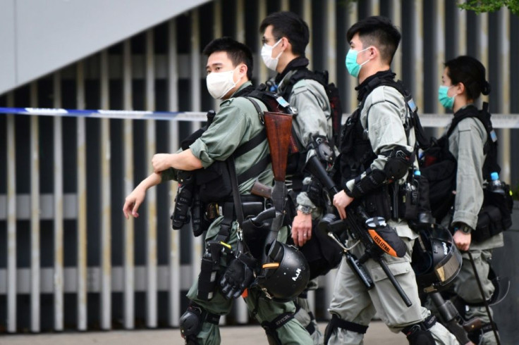 Police were taking few chances