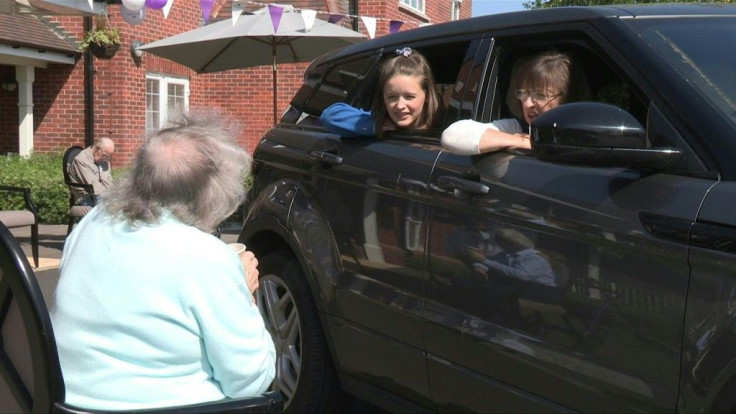 A care home in Oxfordshire has opened a makeshift drive-through for family and friends of residents who have been unable to see their loved ones in person since March, when the lockdown came into effect across the United Kingdom