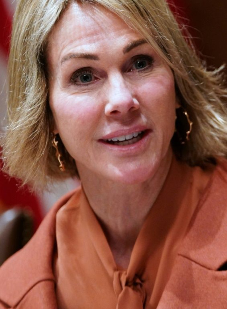 US Representative to the UN Kelly Craft, seen here in December 2019, has pressed for discussion on China's planned security law for Hong Kong
