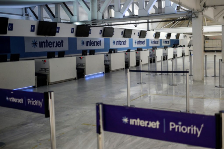 A hall at Benito Juarez International airport in Mexico City on May 20, 2020