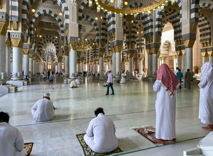 In Saudi Arabia, mask-clad worshippers thronged mosques that opened nationwide -- except in the holy city of Mecca