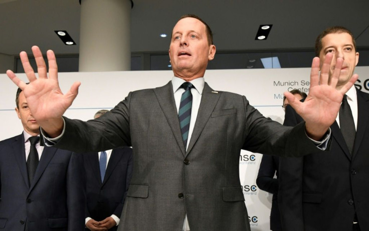US Ambassador to Germany Richard Grenell, pictured in February in Munich