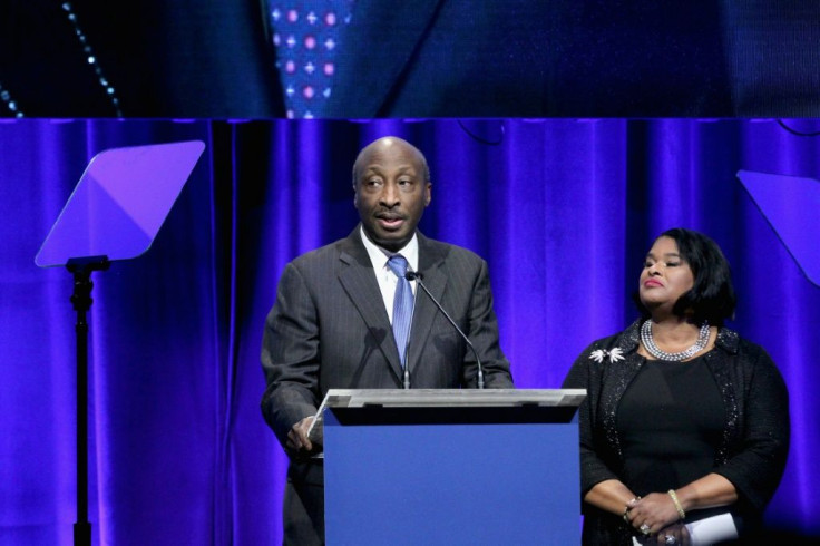 Merck CEO Kenneth Frazier, shown here in 2018 accepting a civil rights award, called on companies to do more to address systemic inequity in the US