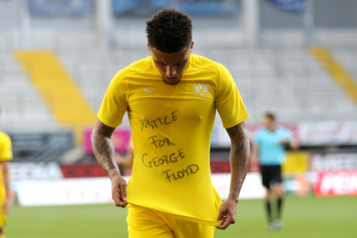 Jadon Sancho calls for justice following the death of George Floyd in the United States