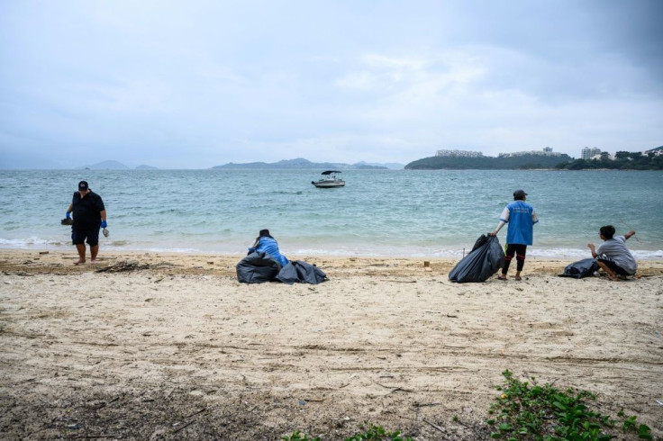 The five most commonly found items were bottles, polystyrene packaging, lighters, disposable cutlery and straws