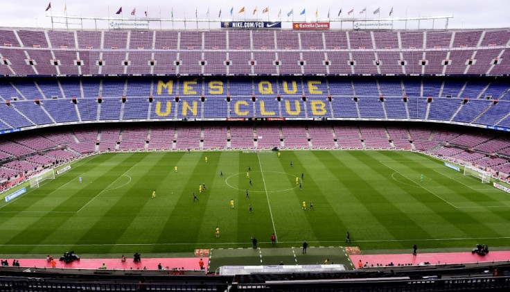 Barcelona played Las Palmas in an empty Camp Nou in October 2017.