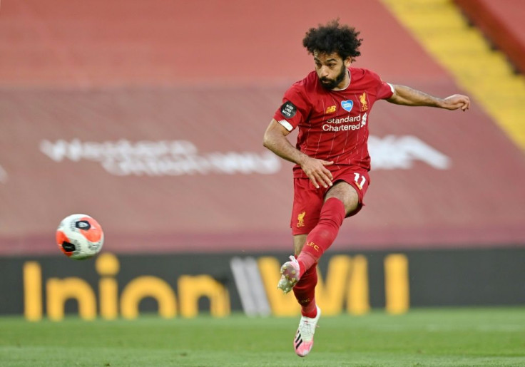 Mohamed Salah scores Liverpool's second goal