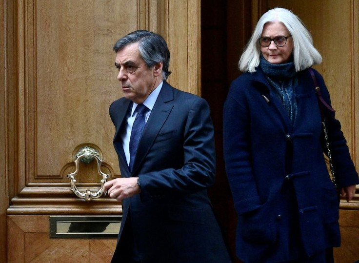 Francois Fillon and his wife Penelope risk a maximum of 10 years in prison if convicted