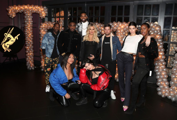 Rich Paul, Simon, Tristan Thompson, Khloe Kardashian, Lucas Newton, Kendall Jenner, Justine Skye, Jordan Woods, Kylie Jenner