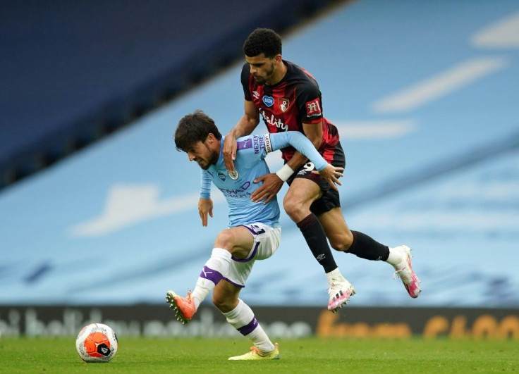 Manchester City's David Silva was in control against Bournemouth