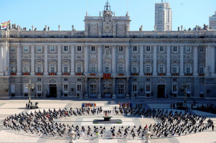Badly-hit Spain pauses to honour its tens of thousands of victims at a state ceremony