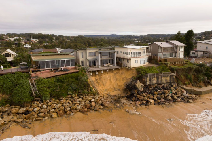 NSW, Australia beachfront erosion