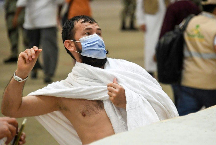 This year the Saudi hosts provided pilgrims with bags of pebbles for the stoning ritual, sterilised to protect against the novel coronavirus