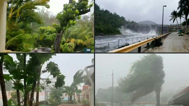 Hurricane Isaias unleashes flooding, topples trees and knocks out power for thousands of people in Puerto Rico.