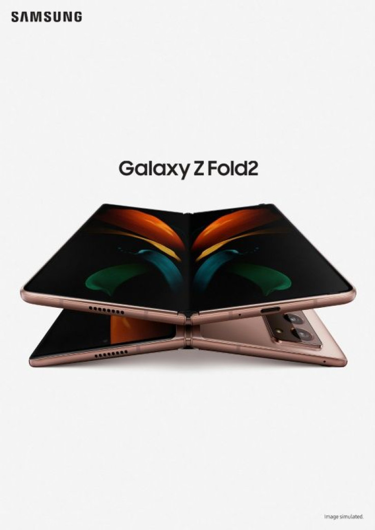 The new Samsung Galaxy Z Fold2 smartphone was unveiled at a livestreamed event